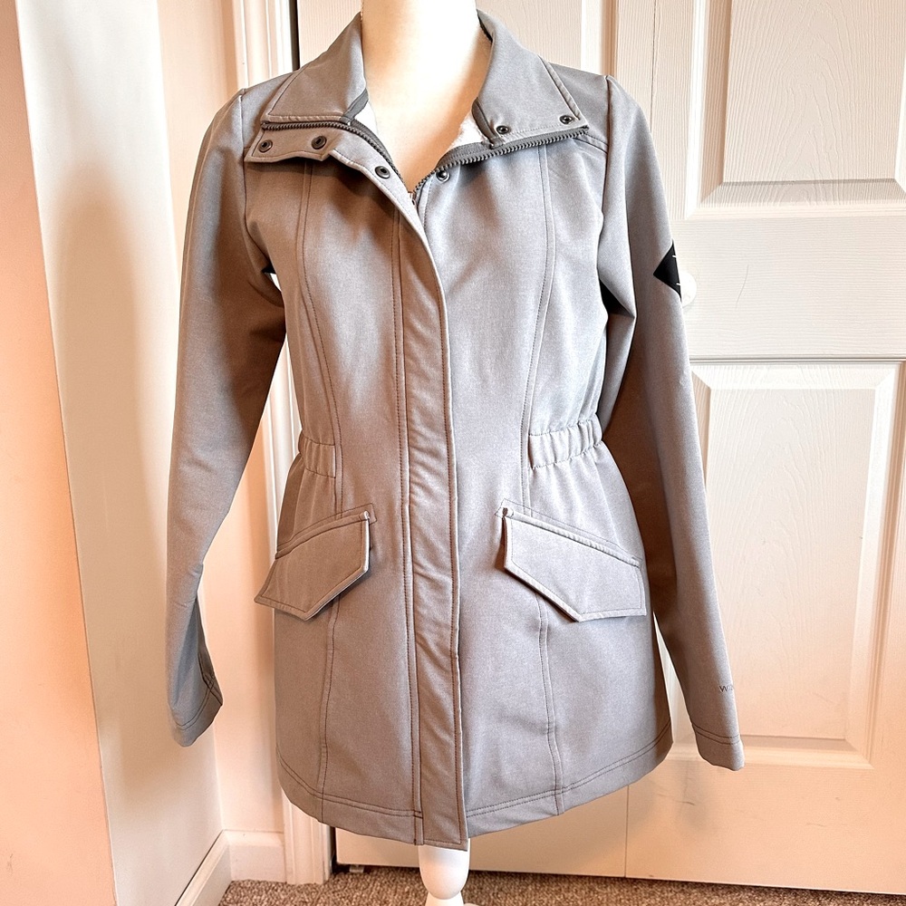 The North Face Windwall Gray Full Zip Jacket Size Small